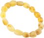 Healing bracelet made of polished amber stones