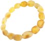 Healing bracelet made of polished amber stones