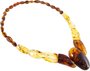 Beads made of figured amber stones “Elite”