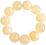 Bracelet made of large light amber balls