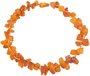 Amber beads made of stones