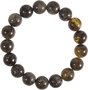 Bracelet made of greenish amber balls