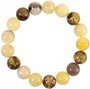 Bracelet made of multi-colored amber balls