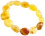 Amber bracelet made of multi-colored stones