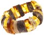 Bracelet made of figured amber stones “Assorted”