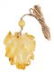 Amber pendant "Leaf"