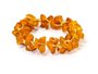 Bracelet with amber stones