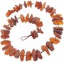 Beads-string with amber stones