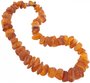 Beads made of polished amber stones (medicinal)