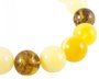 Beads with multi-colored amber beads