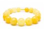 Beads made from yellow amber balls