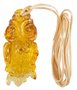 Pendant "Owl" on a wax rope