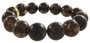 Dark amber ball bracelet