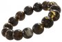 Dark amber ball bracelet