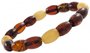 Bracelet made of figured amber stones