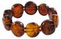 Amber bracelet made of stones