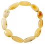 Bracelet made of light amber stones