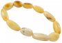 Bracelet made of light amber stones