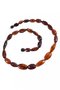 Beads made of dark amber stones “Grapes”