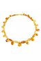 Amber necklace “Rays of the sun”