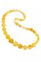 Light amber beads “Hearts”