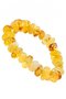 Bracelet made of polished amber stones