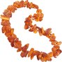 Braided amber beads