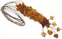 Beads-string with amber pendant