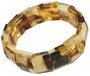 Amber plate bracelet