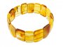 Bracelet made of figured amber stones