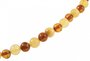 Amber bead necklace made of balls