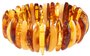 Bracelet made of amber stones-prongs