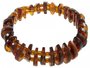 Bracelet made of figured amber stones