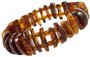 Bracelet made of figured amber stones