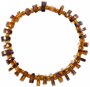 Bracelet made of figured amber stones