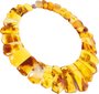 Amber necklace in honey shades “Cleopatra”