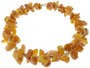 Amber beads made of stones