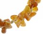 Amber beads made of stones