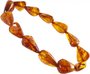 Cognac droplet bracelet