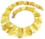 Yellow amber necklace beads