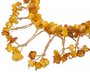 Amber beads made of stones