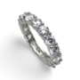 Silver Ring with zircons