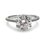 Classic Round Cut Engagement Ring