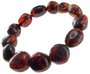 Bracelet made of dark amber stones