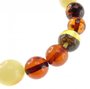 Bracelet made of multi-colored amber balls