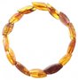 Bracelet made of figured amber stones