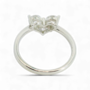 Heart-Shaped artificial Diamond Ring