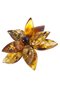 Brooch "Amber Flower"