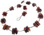 Beads-string with amber stones