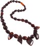 Amber necklace "Lauren"